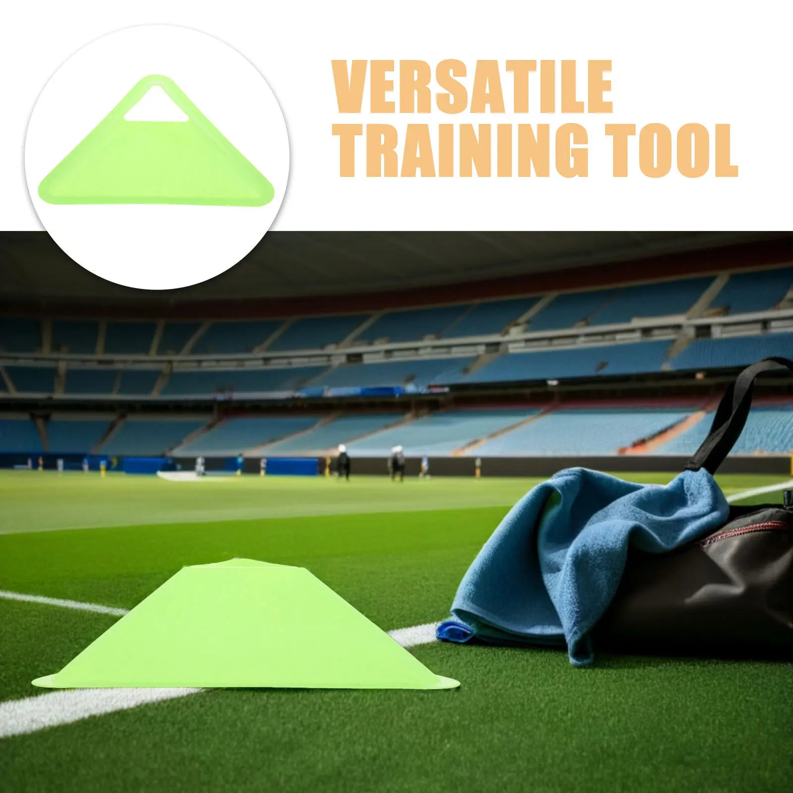 20pcs Sports Training Disc Cones Lightweight Agility Equipment For Soccer Football Basketball Field Markers Team