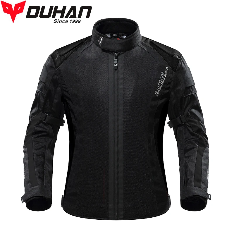 

DUHAN Motorcycle Jacket Men Summer Chaqueta Moto Jacket Riding Clothes Breathable Mesh Cloth Touring Racing Jacket Motorcycle