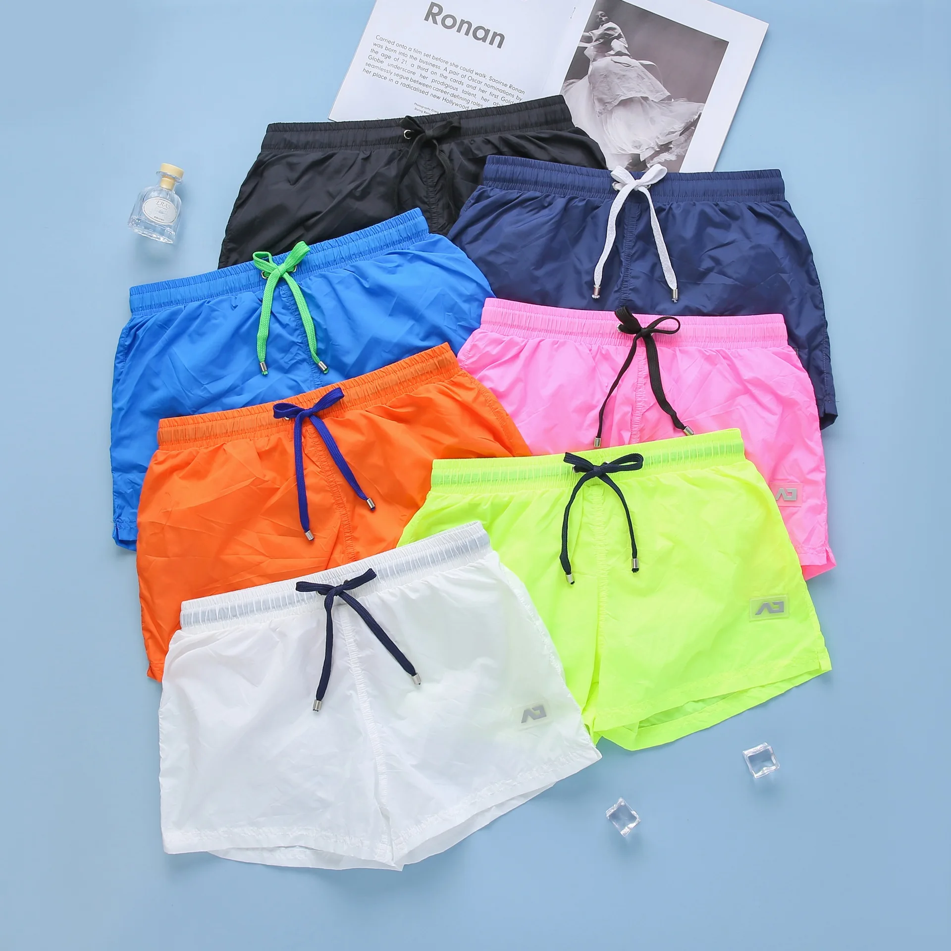 ADDICTED new quick-drying men's and women's shorts breathable casual beach sports loose couple swimming trunks tide AD4-M356