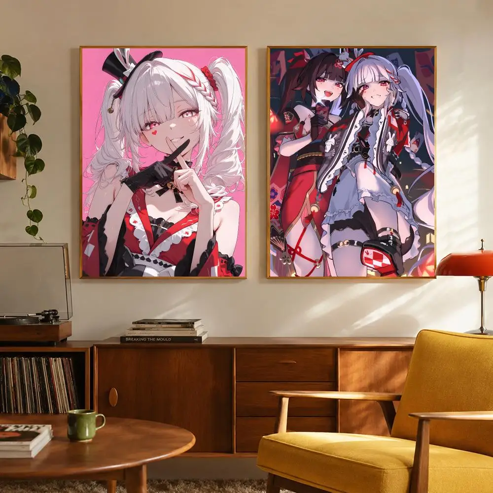 Game Character Honkai Star Rail Sparxie Poster Digital Solvent Print Waterproof PP Fade-Resistant Wall Art Room Decor Gift