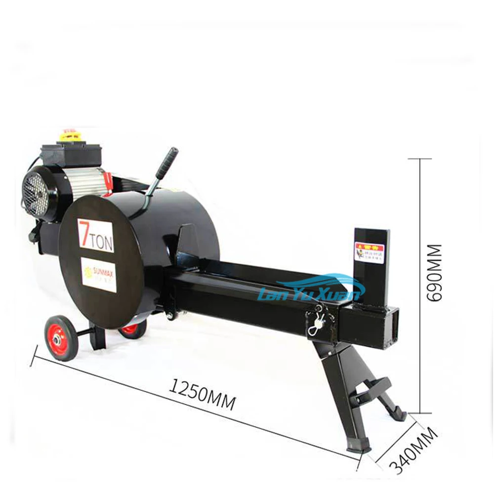 HENGLAI Small electric hydraulic wood splitting machine agricultural miscellaneous  processing 