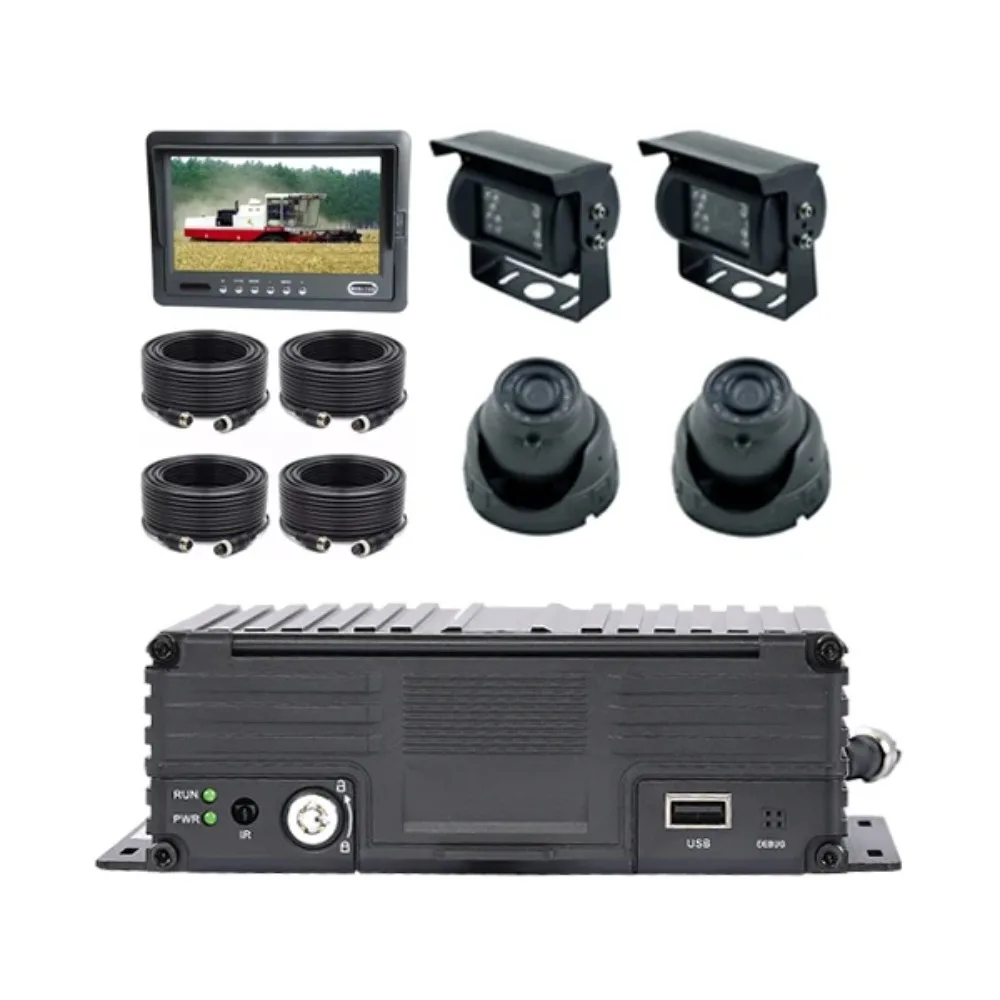 High Quality 4 Channel 1080P HDD Mobile DVR MDVR with GPS 4G WiFi for Bus Truck Taxi