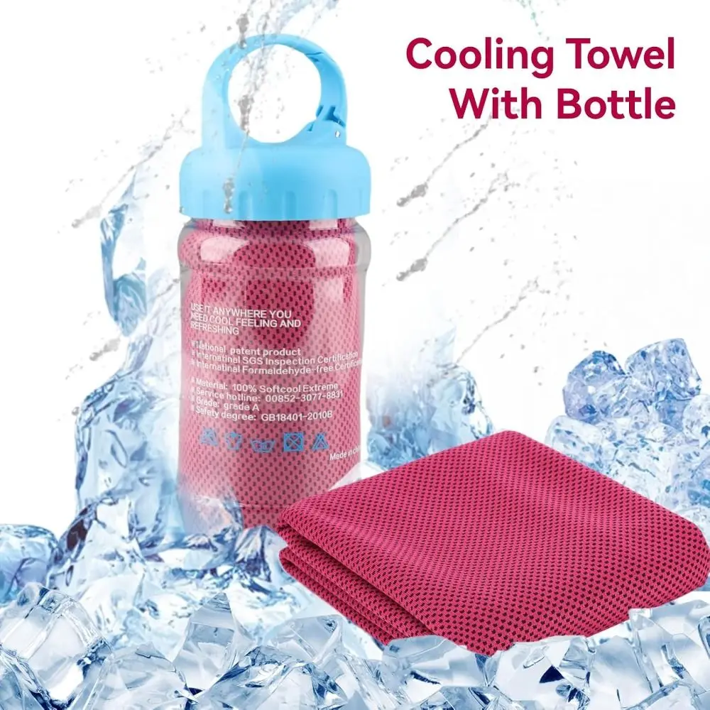 Breathable Cooling Towel Ultra Soft Lightweight Microfiber Towels Sunstroke Prevention Quick Drying Yoga Swimming Gym Towel