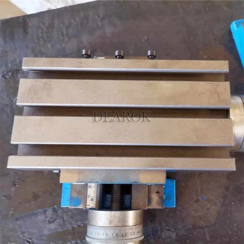 آلة طحن عبر الشريحة طاولة العمل 4 ''x 7.3'' 2 محور مجمع الدقة مجمع طحن طاولة العمل
