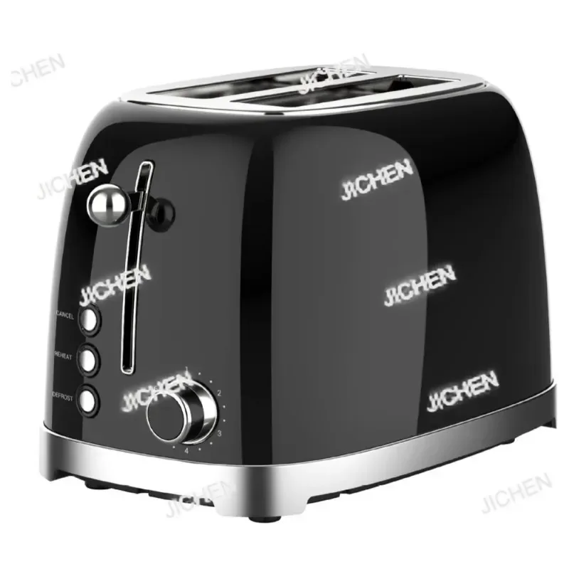 

JC Ретро тостеры из нержавеющей стали с функцией разморозки, разогрева, 2 ломтика, бытовая техника, электрические тостеры для хлеба с грилем