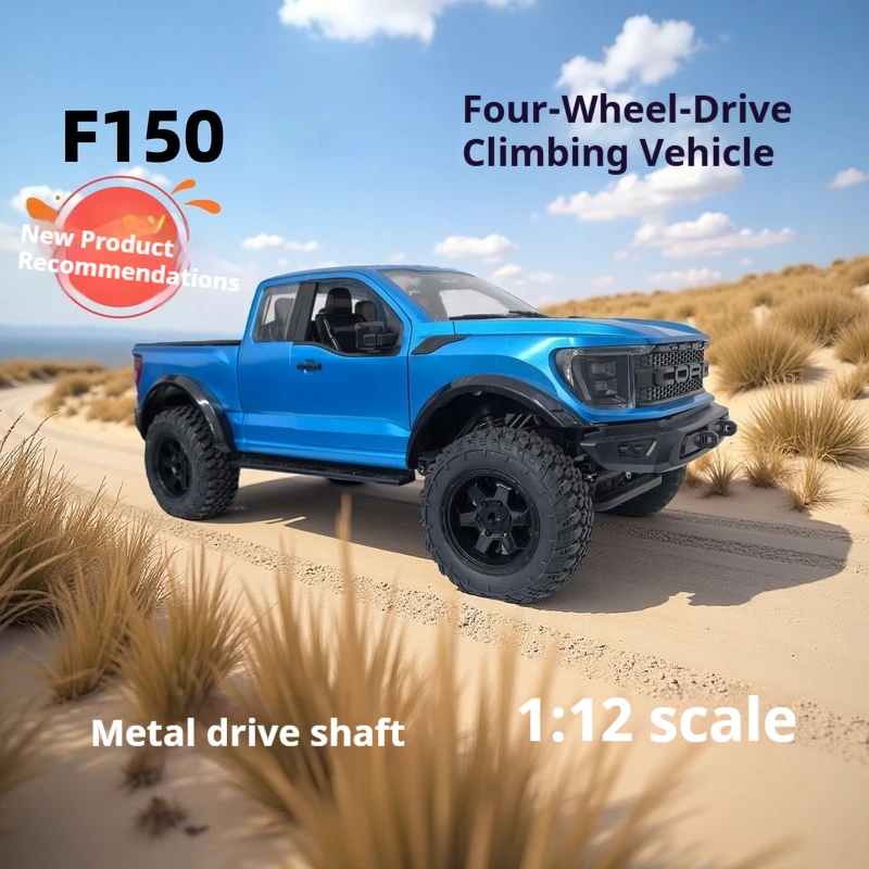 1:12 Scale 4wd F 150 Raptor Remote Control Car Off Road Climbing Truck Model With Metal Drive Shaft For Adult Hobby New Model