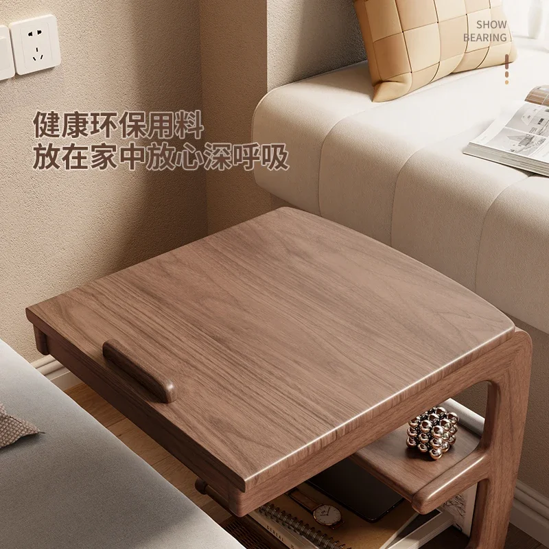 Solid Wood Side Table for Bedroom Space Saving Modern Design Easy to Use Scratch Resistant Reliable Performance Easy Assembly