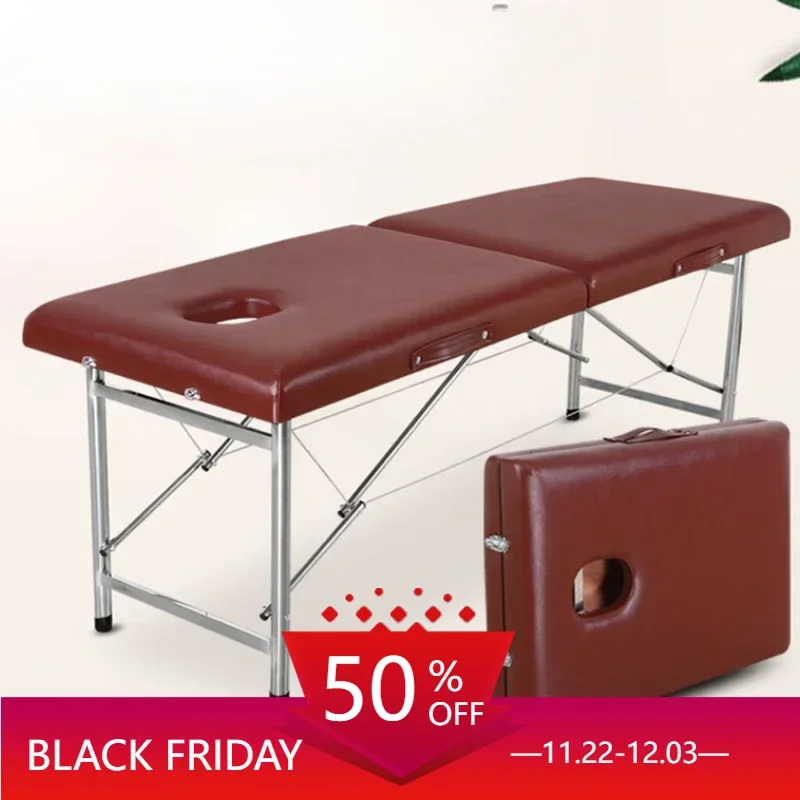 

Foldable Massage Bed Professional Beautician Stretcher Beauty Table Economic Portable Lashists Cosmetology Couch Clinic Folding