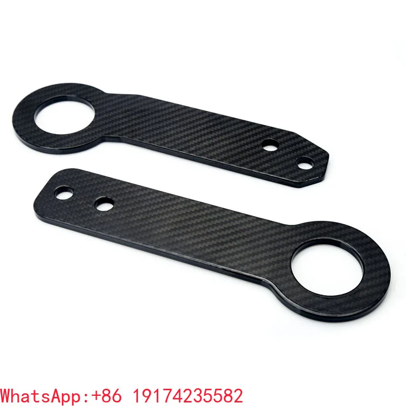 

100% Genuine Carbon Fiber Front/rear Bumper Tow Hook, Universal Fitment Car Towing Hook