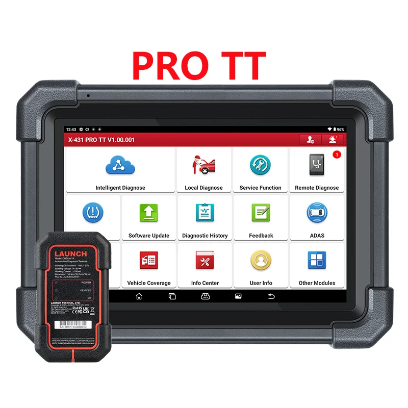 X431 PRO TT Full System Car Diagnostic Tool OBD2 Scanner Vehicle Code Reader with 36  Resets Funtion as X431 V PROS V