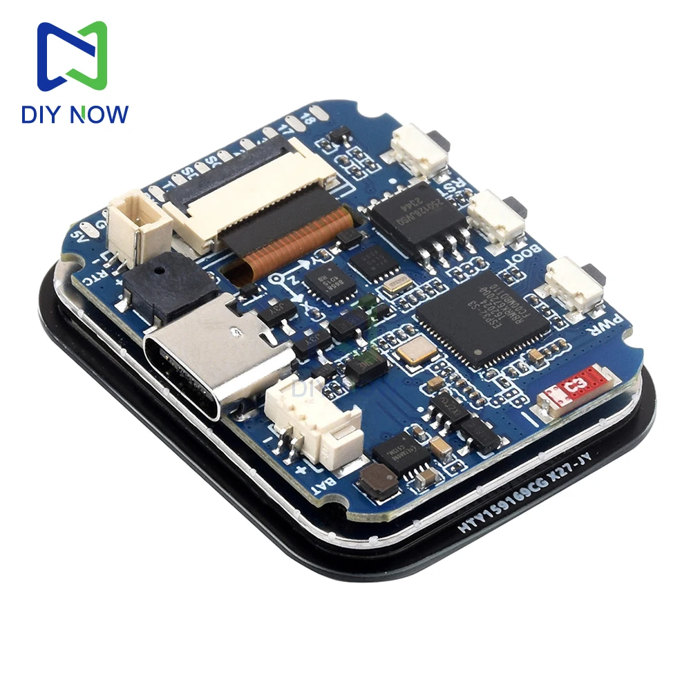ESP32-S3 1.69 بوصة IPS لوحة تطوير شاشة LCD تعمل باللمس 240 × 280 ST7789V2 SPI وحدة عرض ومستشعر 6 محاور لاردوينو