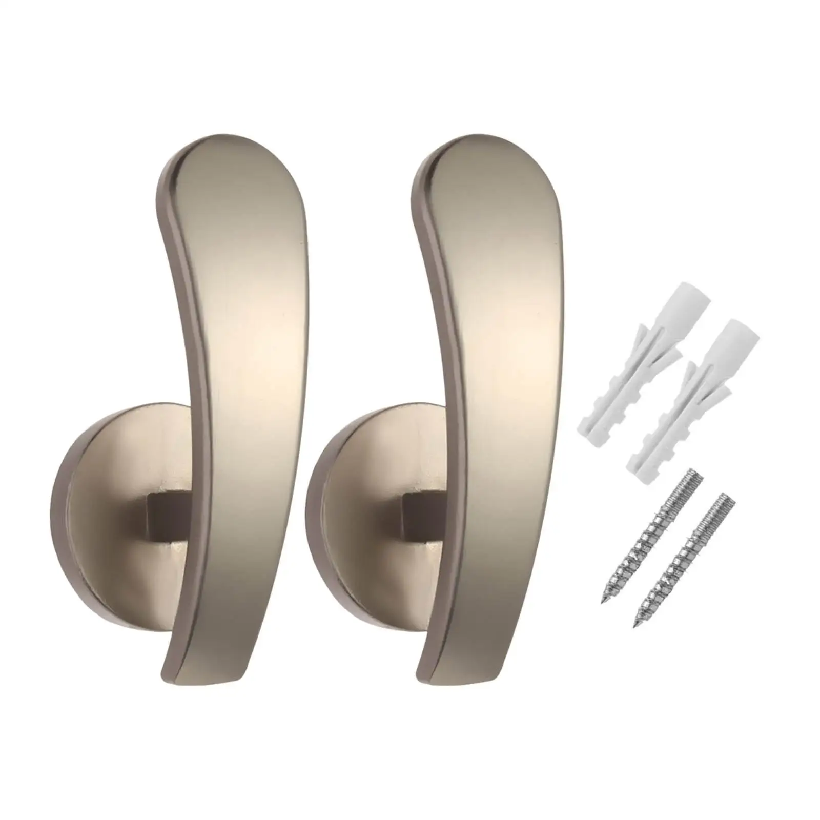 Modern wall mount for curtains - Stylish holder for window curtains
