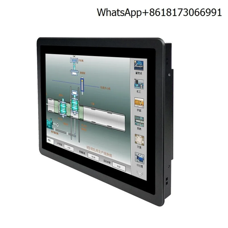 15/17/19/21.5 inch embedded industrial computer, flat panel capacitive touch display