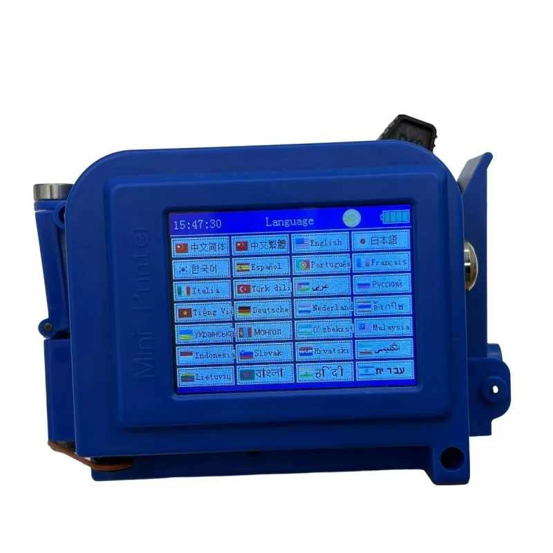 AIX 12.7mm Mini Portable Printer QR Bar Batch Code Date Logo Expiry Label Portable Handheld Jet