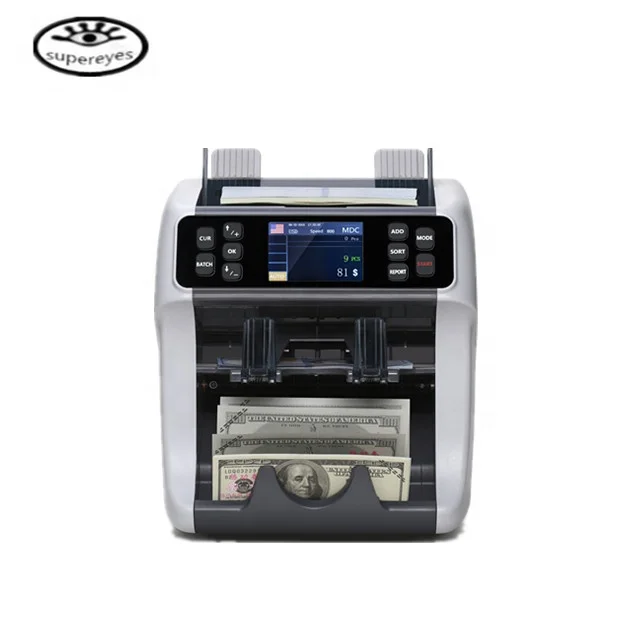 USD One And Half Pocket Currency Sorter LED Display Money Counting Banknote Counter ROHS Certified For Bank Usage