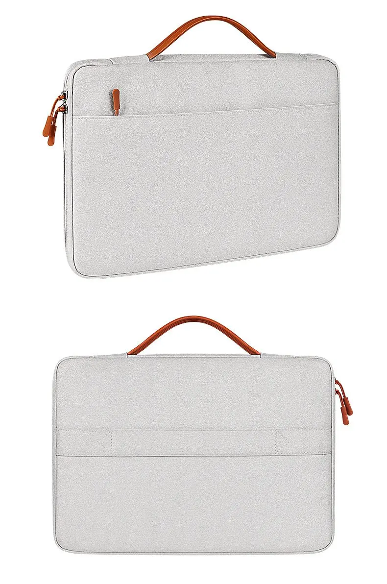 Laptop-Handtasche 13 15 Zoll Wasserdichte Polyester-Aktentasche für MacBook Tragbar Langlebig Büro – Detail 15