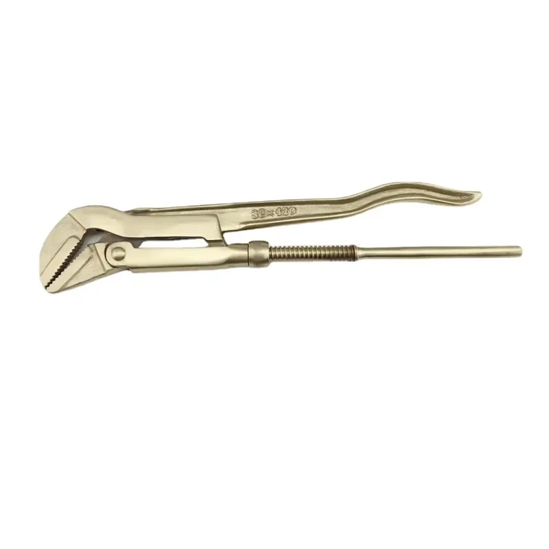 Aluminum Bronze and Beryllium Copper Anticorrosive Hand Tool 45 Degree Swedish Type Pliers 430mm-530mm Coal Mines and Oil