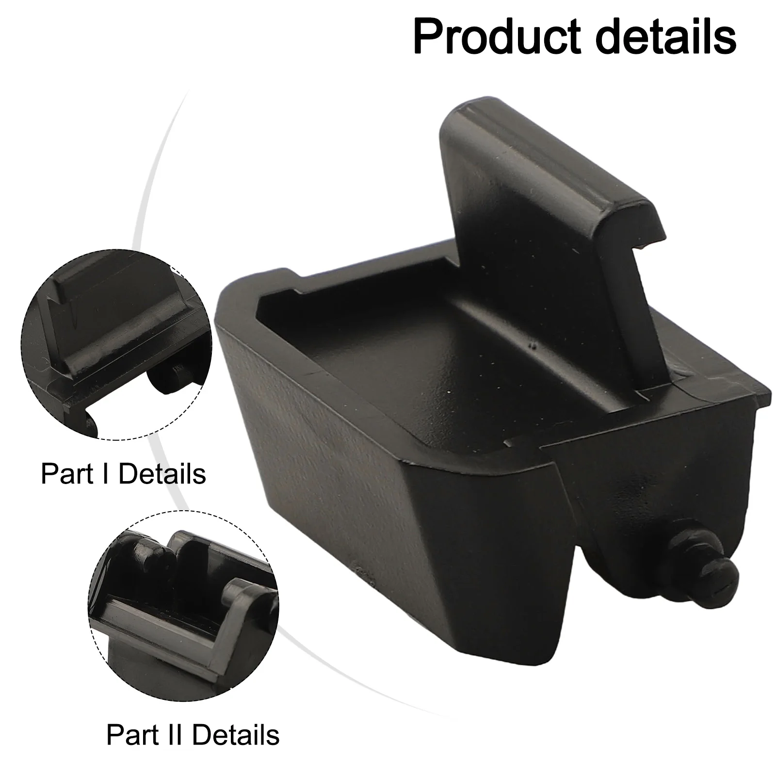 

Black Console Latch Armrest Center Console Latch Car Interior Repair Direct Replacement High Universality Fitment