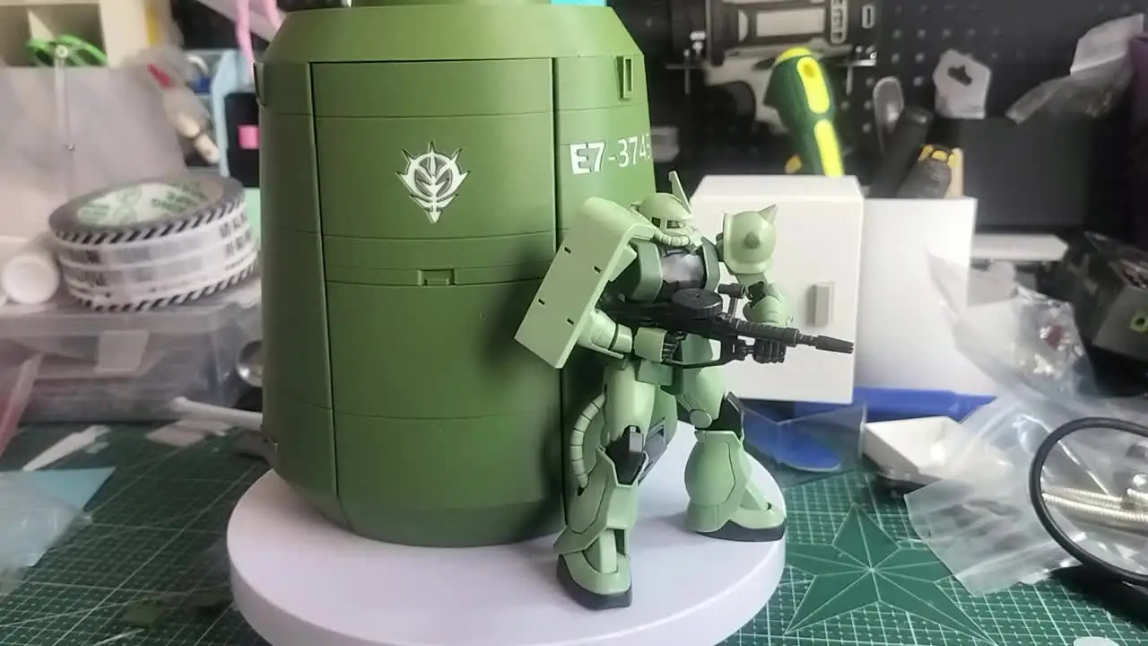 Zeon Airdrop Supply Pod Diorama Model, 1/144 Scale. New 3D Printed