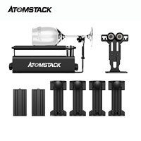 ATOMSTACK R3 Pro Rotary Roller 360° Rotating Engraving Axis 8 Angle Adjustments for Cylindrical Irregular Objects R3 Roller