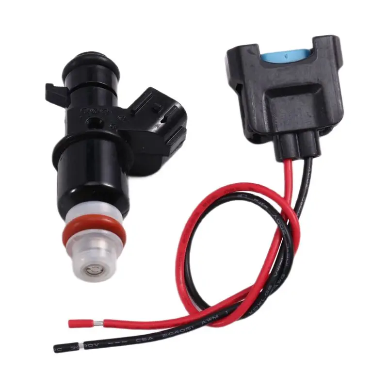 Outboard Fuel Injector With Adapter Plug 15710-45G01 For Quadracer 450 2006-2009 1047IJ108XG