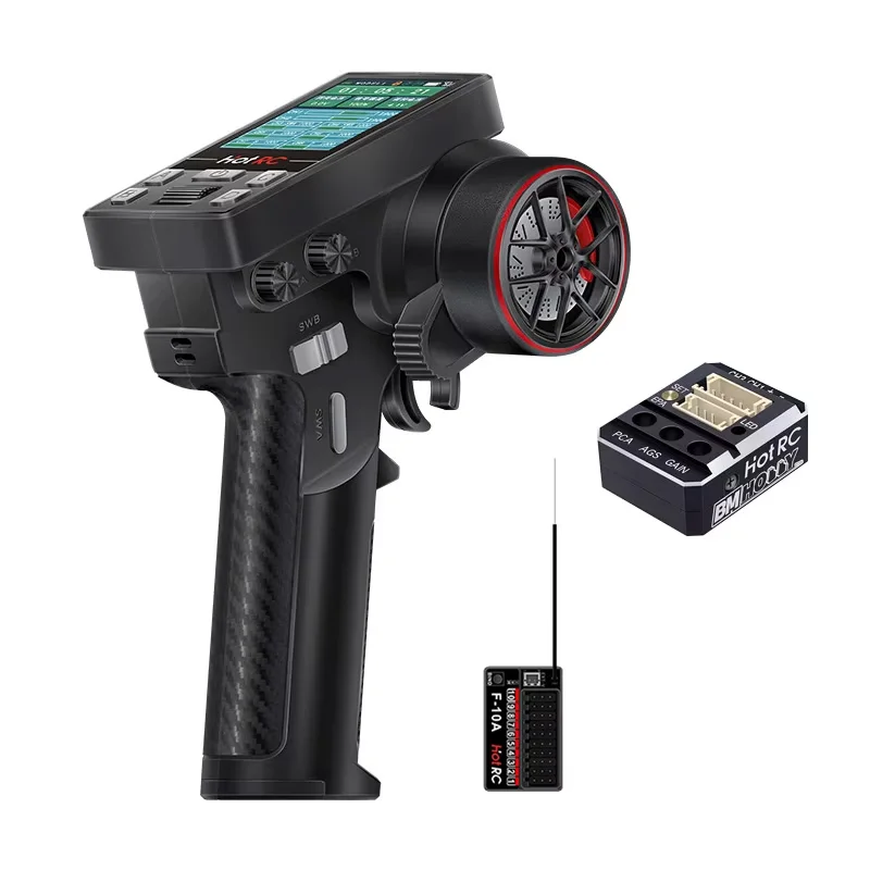 HOTRC CT-10B CT10B 10CH Zender Afstandsbediening 2.4Ghz Radio Voor RC Model Auto Boot Vliegtuigen Quadcopter Accessoires