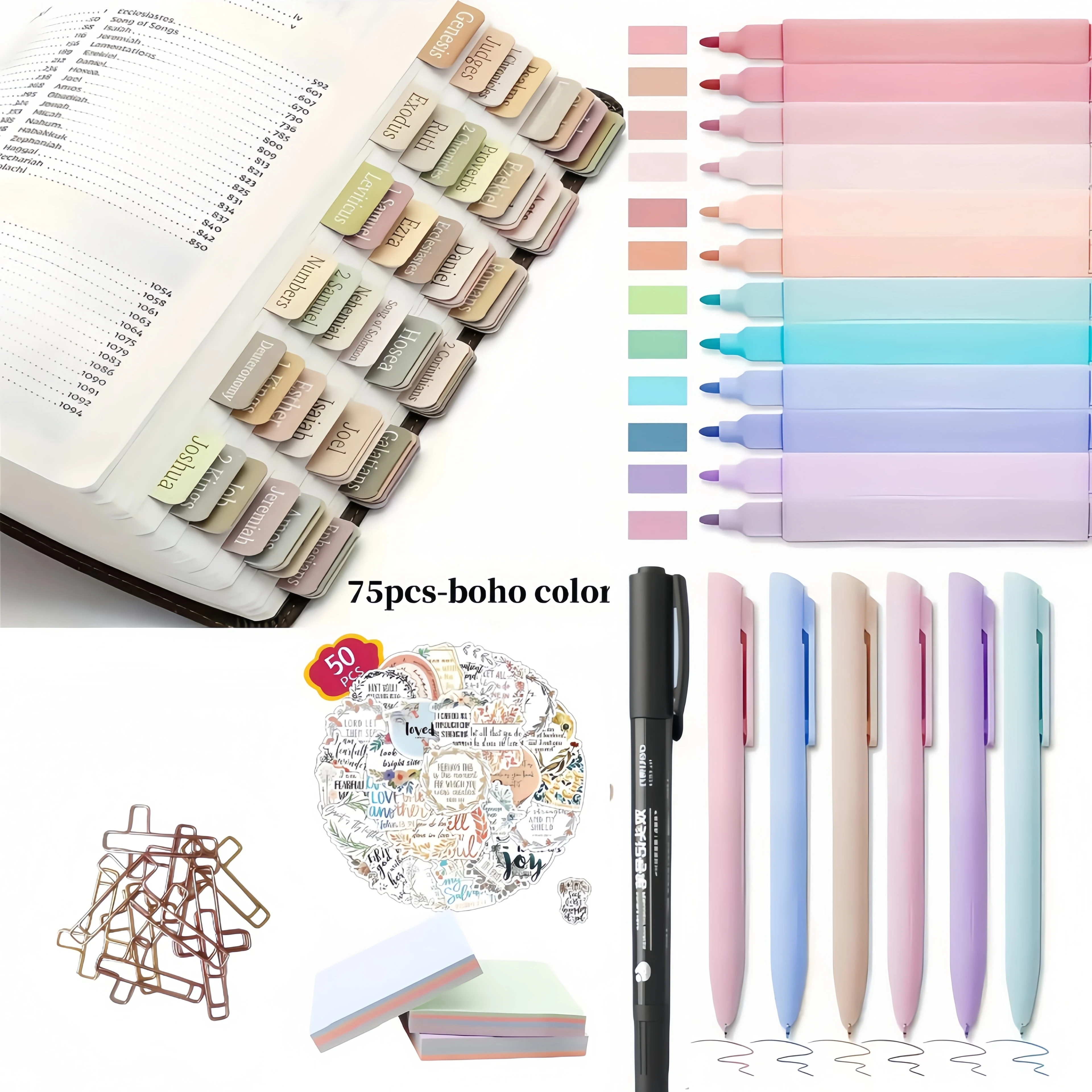 Kit de Anotações Bíblicas com  - Highlighter Set Pastel avaliação e preço