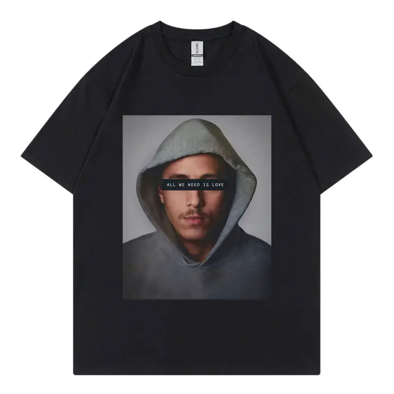 

Рэпер Canserbero All We Need Is Love Merch Футболка Мужская женская одежда Модная футболка в стиле хип-хоп Летние повседневные хлопковые футболки