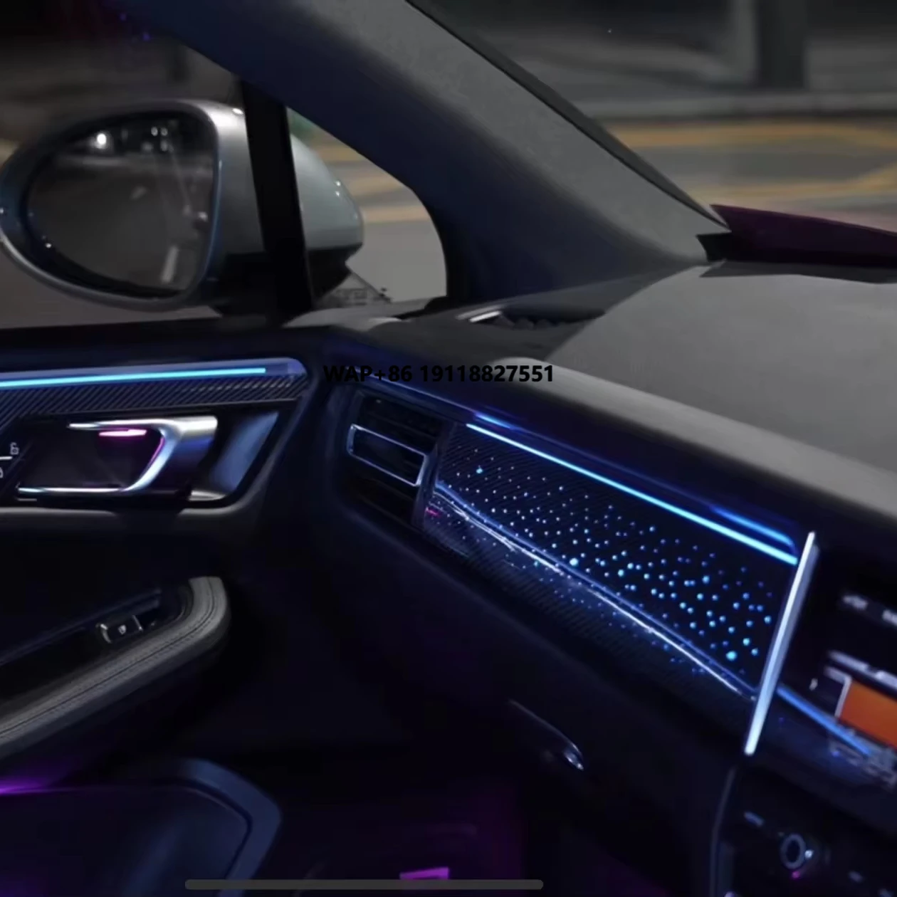 

Star Sky Style+Optional Speaker Cover Rainbow Ambient Light(Short Axis) for (2014-2017)(RHD)