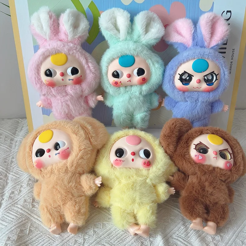 

18/20 см мультяшный эльф, трехлетние плюшевые игрушки, милые аниме-подвески в виде кролика, мягкая кукла, брелок для ключей, сумка, декор, детский подарок на день рождения