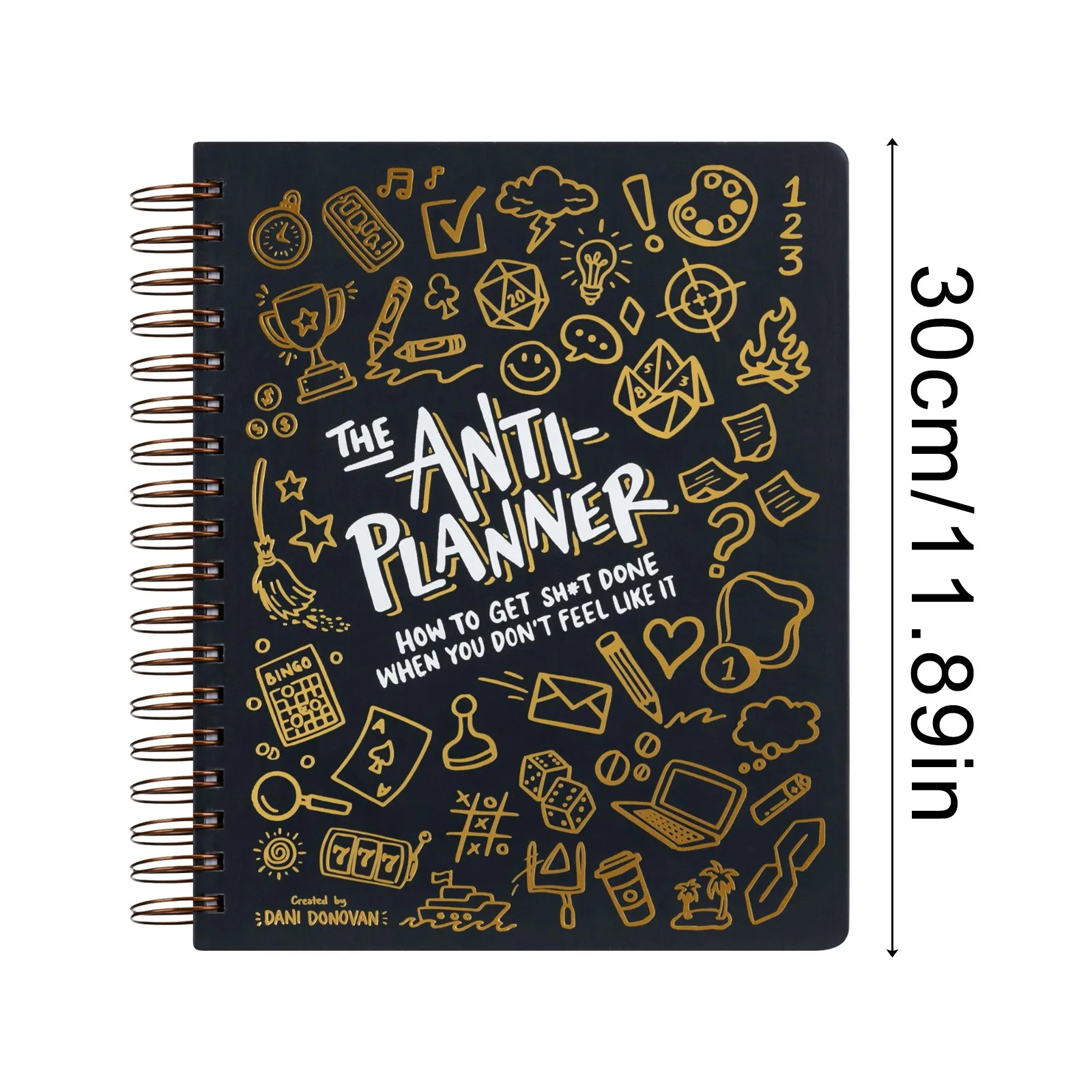 2024 Anti-planner Tag Book The Anti-Planner helps adults Less Boring Thing Bring Fun to You