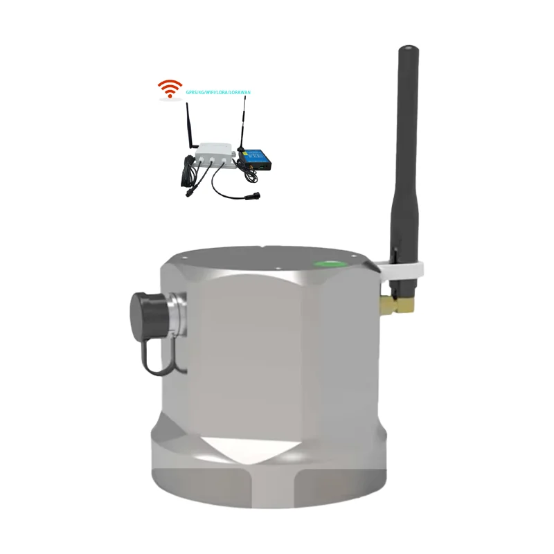 2026 In stock Industrial LoRaWAN 4G Wireless 80GHz Radar Water Level Sensor IP68 Cloud-Based Hydrology Monitoring System for Flo