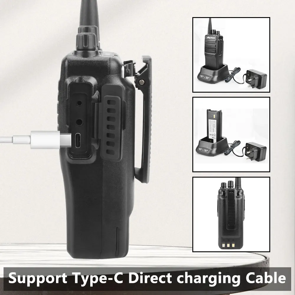 Anytone AT-D278 Walkie TALKIE UHF 5W IP67 Wodoodporny AES256 Szyfrowanie Nagrywanie głosu DTMF 2TONE 5Tone Type-c Ładowanie DMR Radio