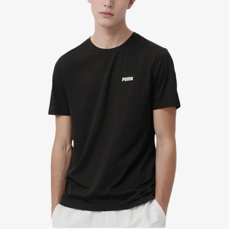 

Puma Genuine Summer New Men's Breathable Lightweight Pullover Short-Sleeve T-Shirt 690229-01