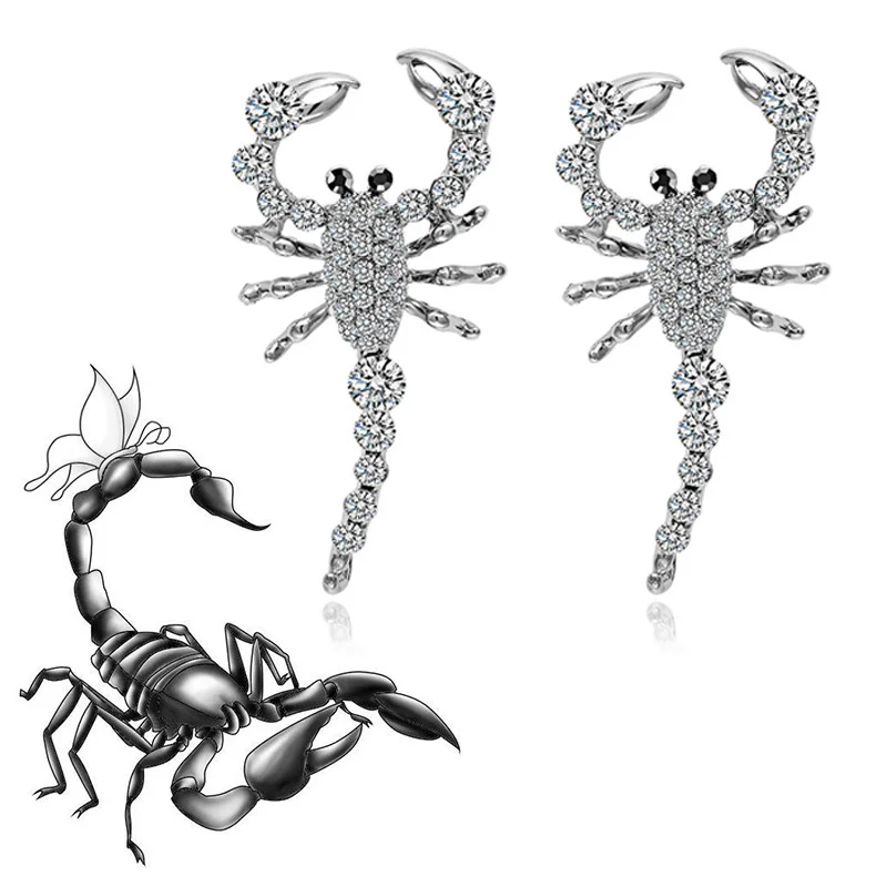 Delicate Fashion Scorpion Earrings Women\'s High-End Atmospheric Light Luxury Animal Ear Accessories To Commemorate The Gift 2022