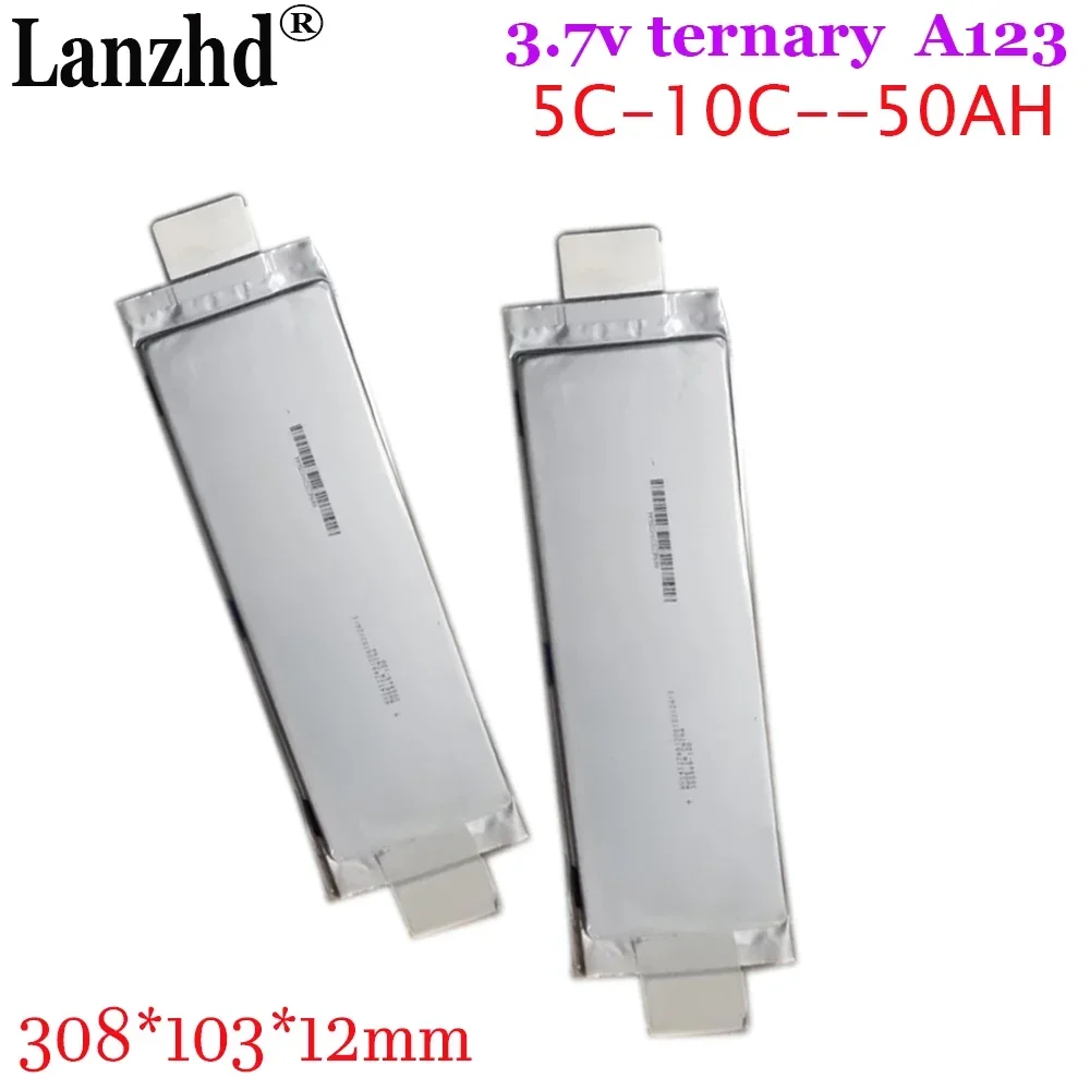 3.7V High rate polymer 5C 10C Li Battery 50Ah For Electric Motorcycle Starting power supply automobile igniter battery