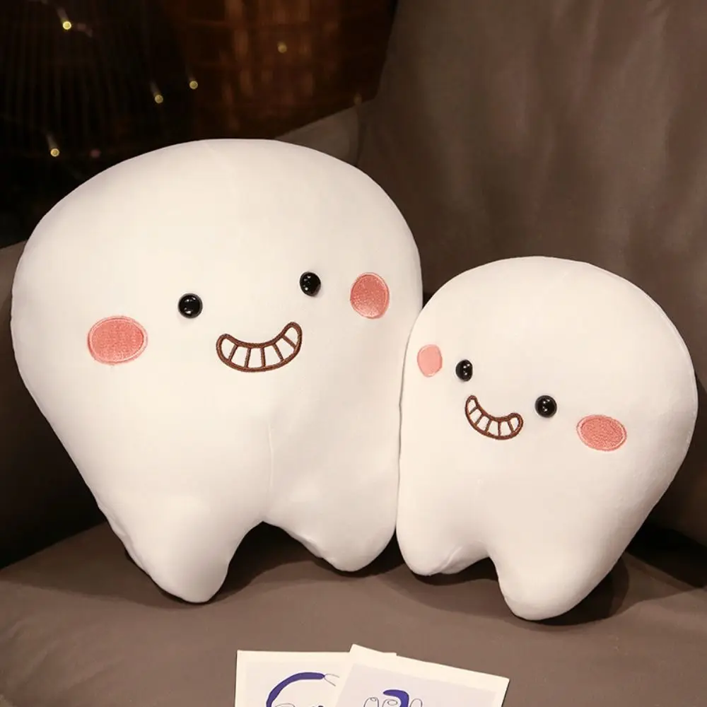 Morbido cuscino per denti giocattoli di peluche cuscino creativo design dei cartoni animati denti farciti cuscino per bambini Gits cuscino per denti orali
