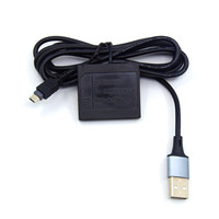 DMW-BCK7E DCC10 Dummy Battery DMW-AC5 Power Adapter USB Charger Cable for Lumix DMC-FT25 TS20 TS25 FX78 FX80 FX90 Camera