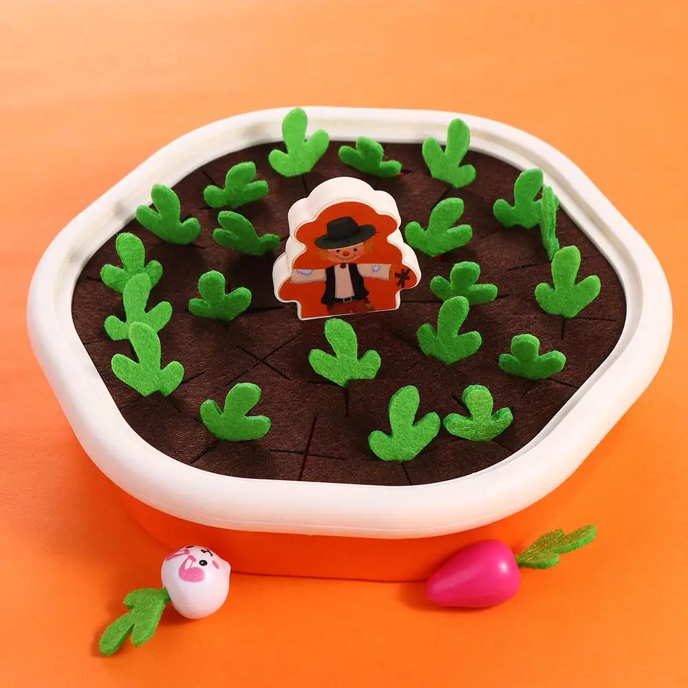 

Tabletop Games Board Game Farm Pull Radish Game Parent-child Interaction Vegetable Memory Game Pulling Radish
