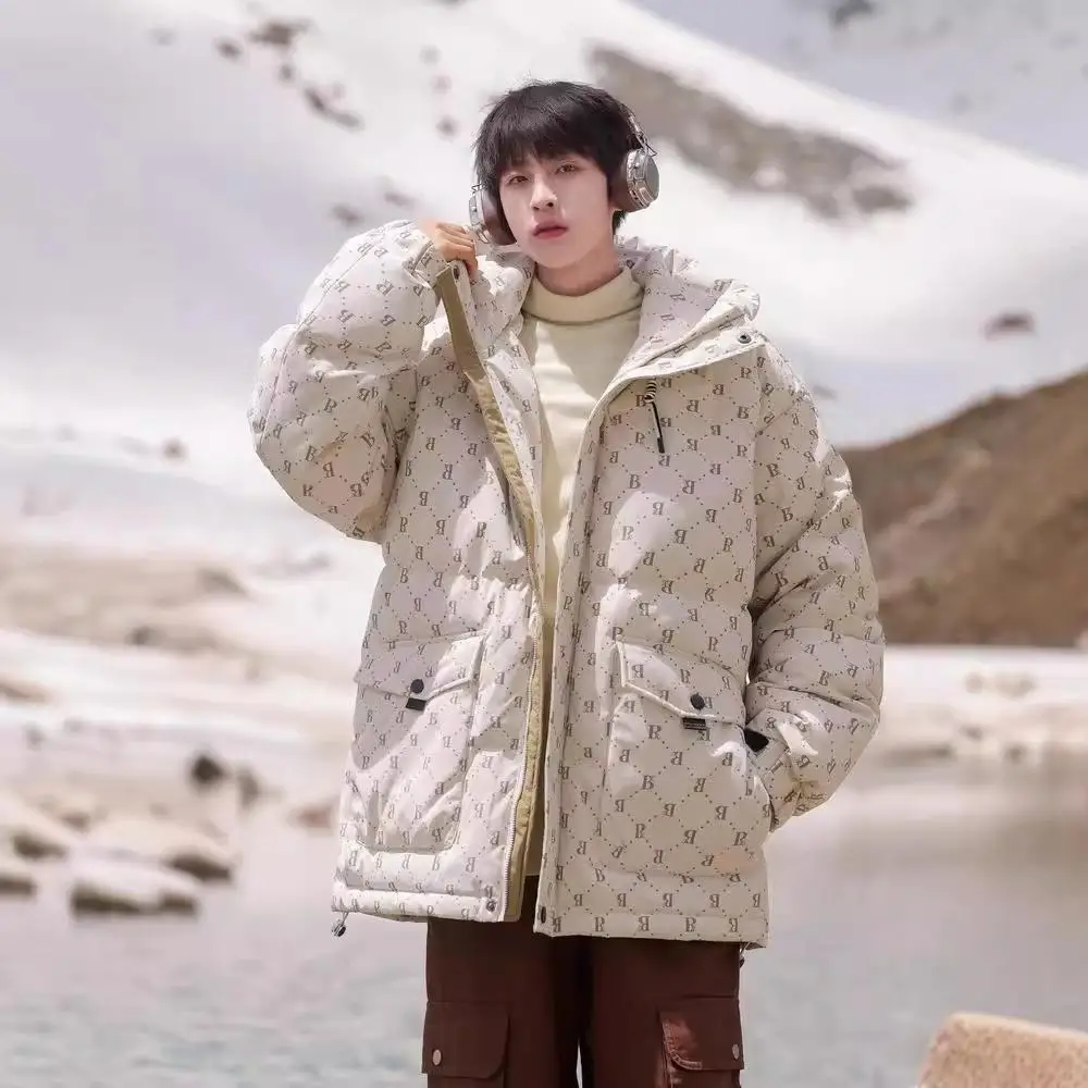 

Утепленный мужской зимний жилет из пуха и пера для активного отдыха, новый модный городской длинный стеганый белый жилет