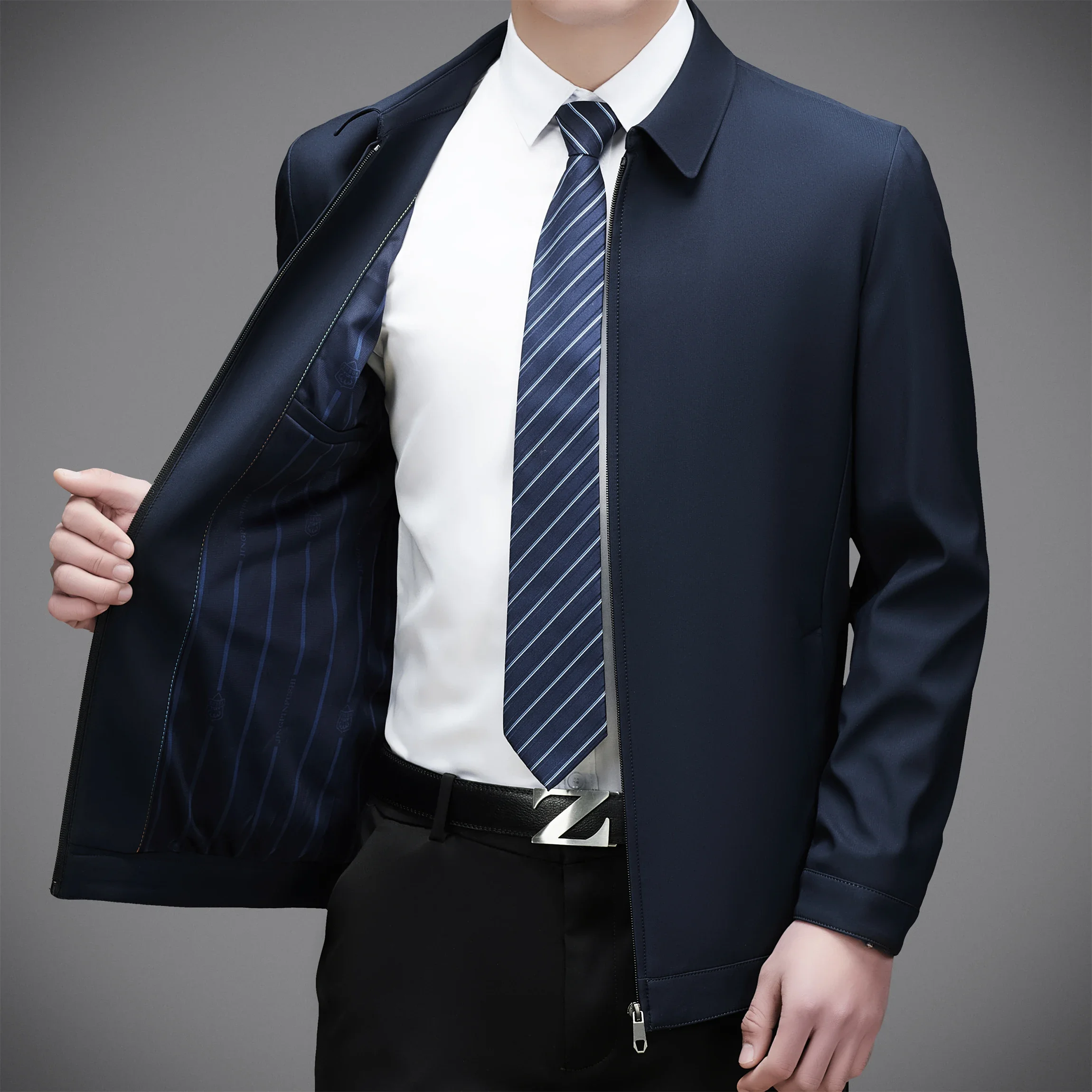 

Новый мужской модный костюм Blazer's для активного отдыха, пиджак для мужчин среднего возраста, модный мужской пиджак-блейзер, повседневные костюмы-пиджаки J9218