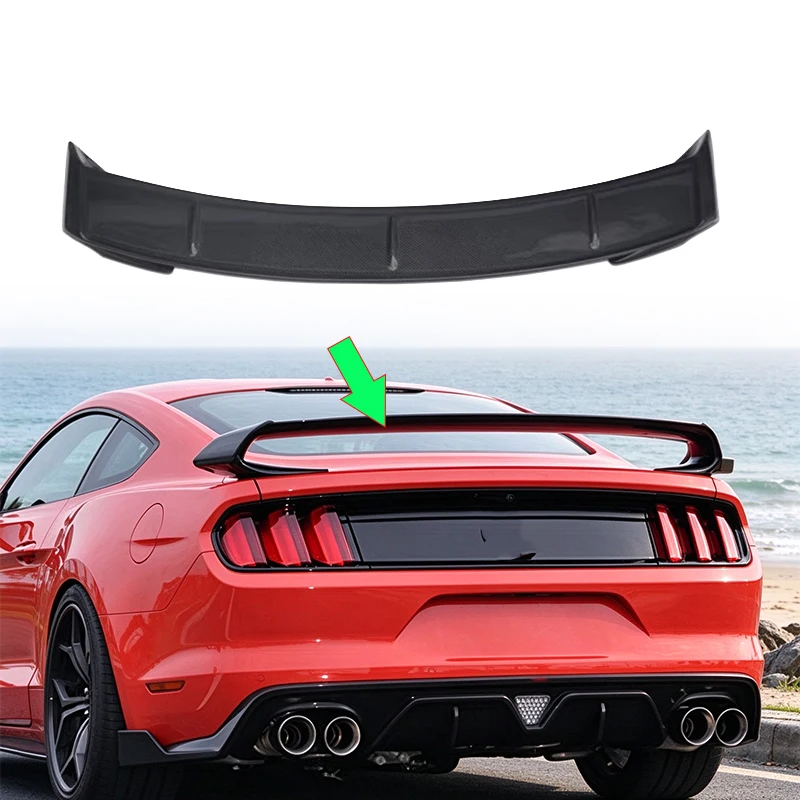 For Racing Rear Wing Ford Mustang S550 2015-2023 Automobiles Accessories Exterior Parts Body Kits 5