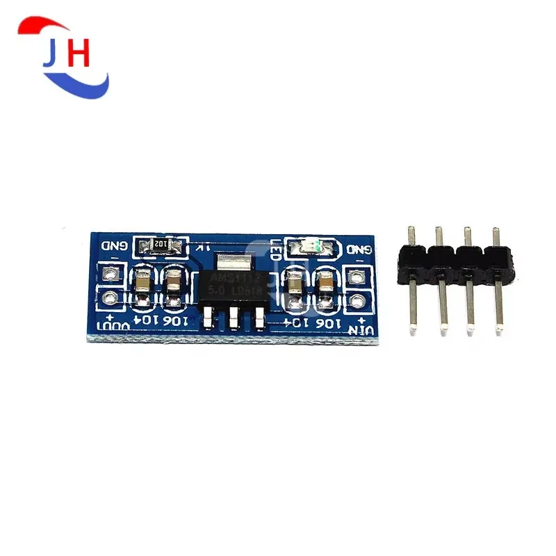 1/2/5Pcs AMS1117-5.0V 3.3V Step-down Power Supply Module AMS1117-3.3V 5V Single Chip Microcomputer Voltage Regulator Power Board