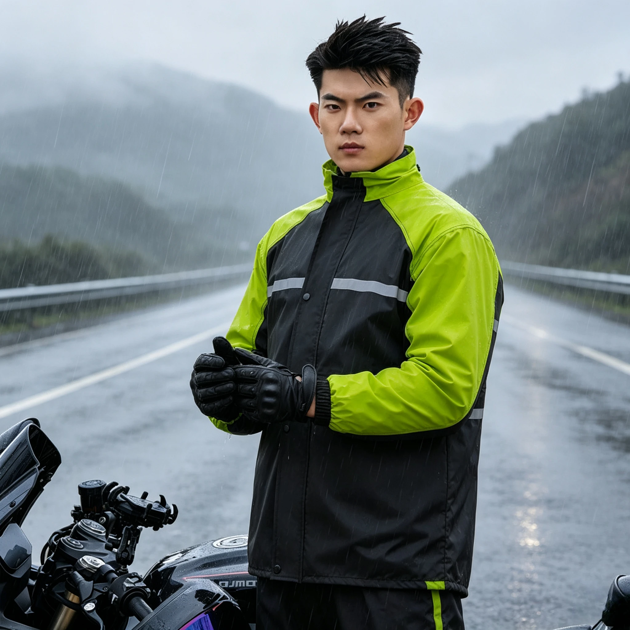 Premium Adult Split Raincoat Rain Pants Set, Heavy Rain Protection Rain Suit for Men Women, Motorcycle Cycling Takeaway Riders