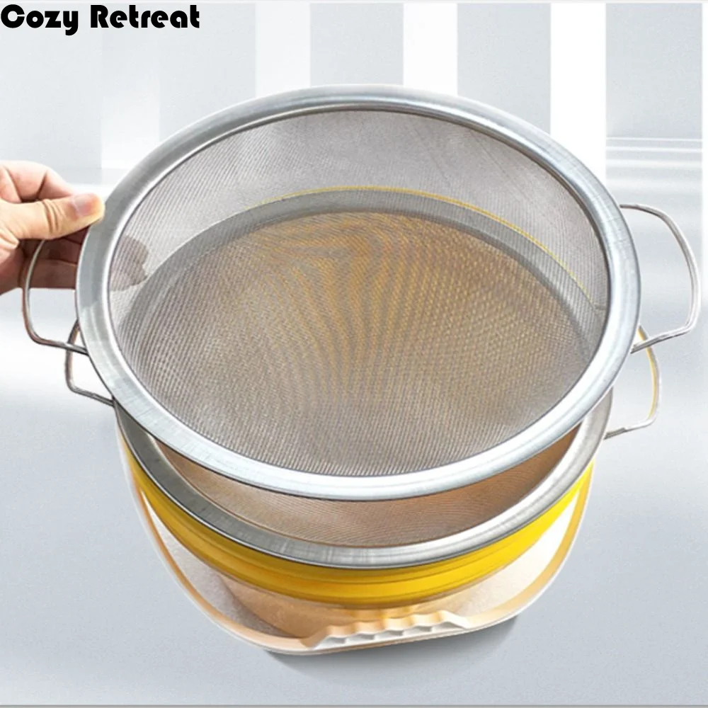 

Stainless Steel Paint Strainer Fine Mesh Reusable Stainless Steel Filter Gallon Bucket Paint Filter Industrial Use