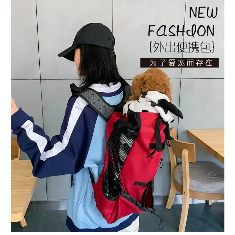 Hiking Pet Dog Carrier Travel Backpack Outdoor Ventilation Breathable Bicycle Motorcycle Outdoor Sport Mesh Bag Drop Shipping