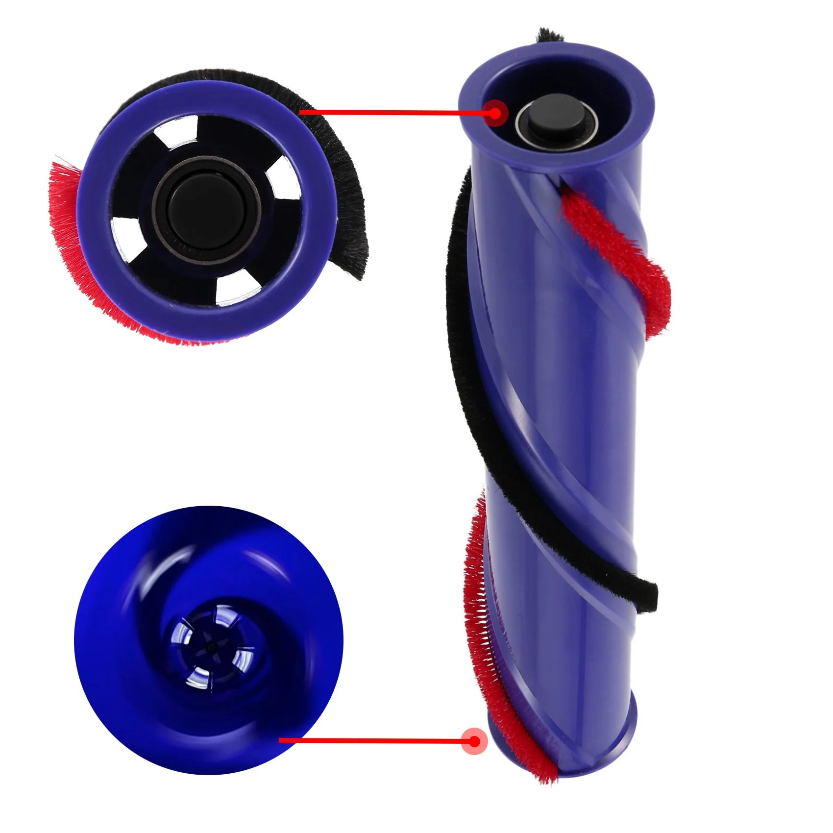 Sostituzione Roll Bar spazzola A rullo per Dyson DC59 V6 V7 (V7 si applica solo alla vecchia 4 baionetta) detergente Cordless parte A