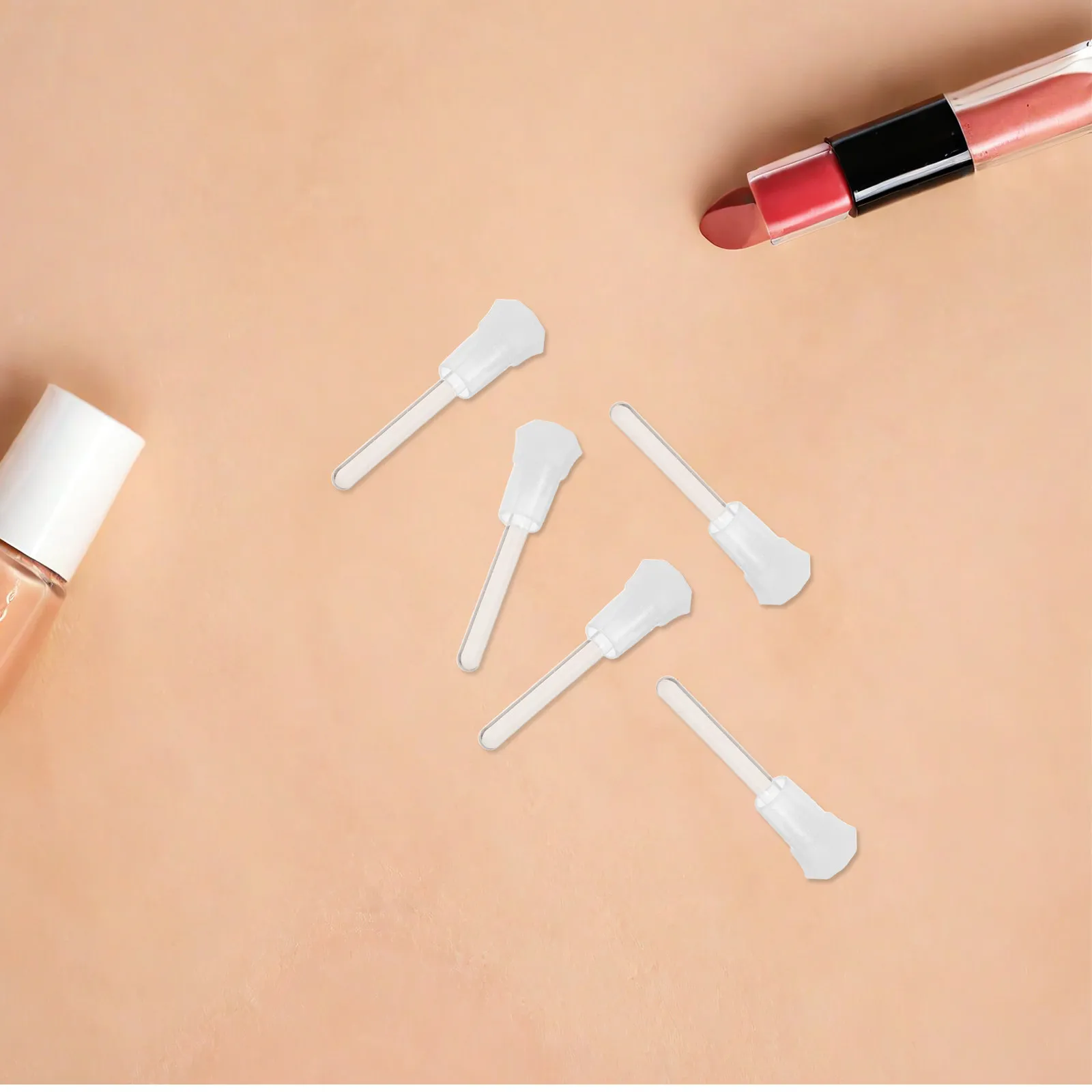 50Pcs Essential Oil Bottle Set Glass Wand Transparent Octagonal Dispenser Rod for Precision Application DIY Aromatherapy