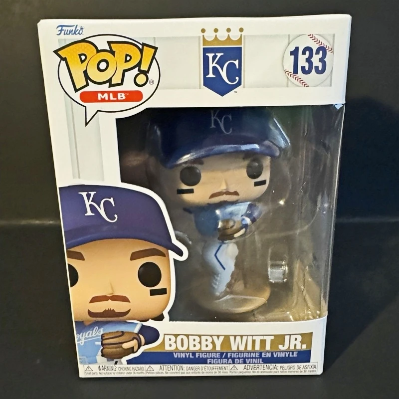 Funko Pop! MLB Kansas City Royals Bobby Witt Jr. #133 Original Vinyl Figure Sports Collectible Model Desktop Ornament Toy Gift