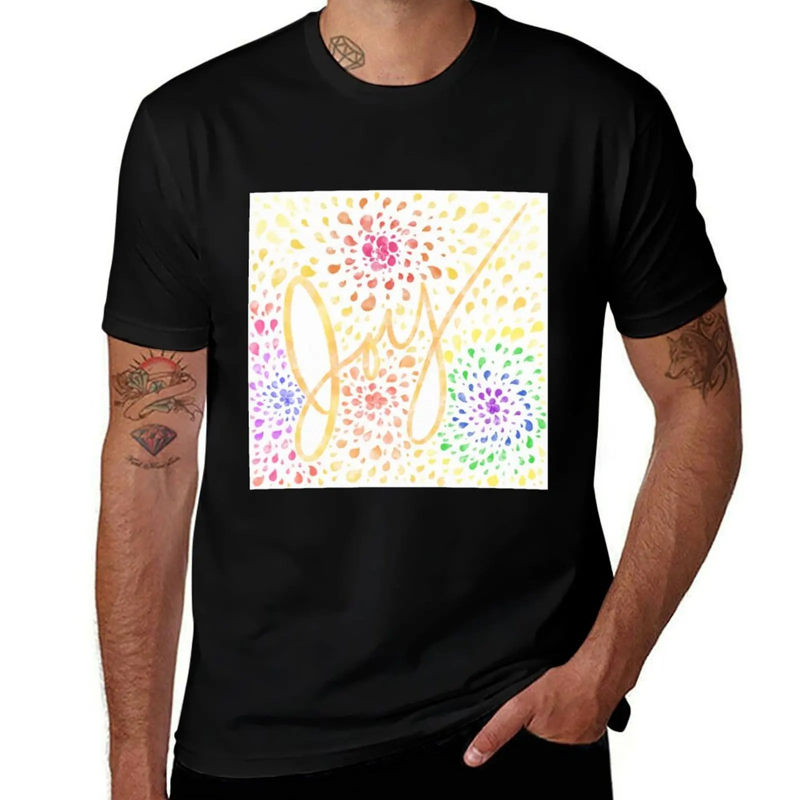 Joy Watercolor T-Shirt Performance Dry Fit T-Shirt